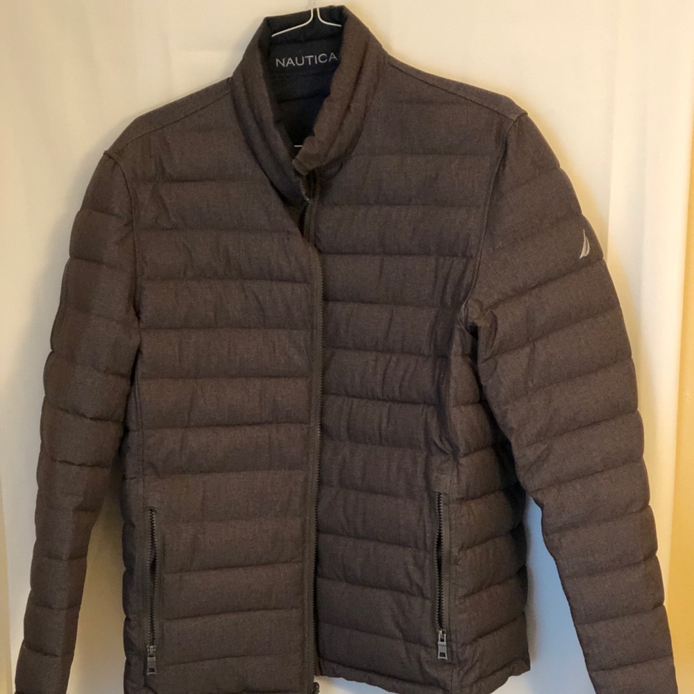 🏀 Men’s Nautica Down, Reversible Coat szL